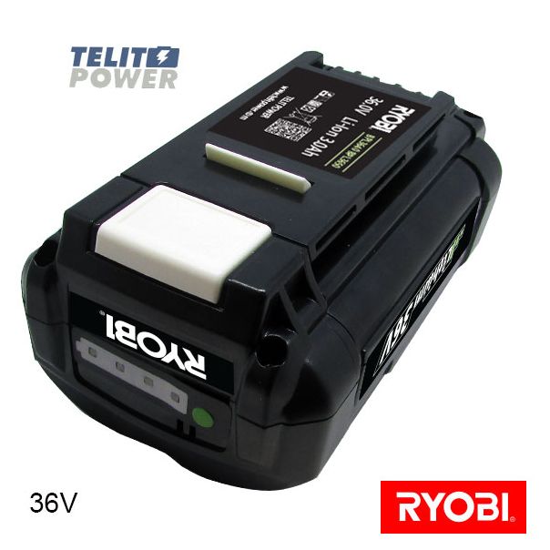 TELIT POWER 36V 3000mAh Litijum Ion - Baterija za ručni alat RYOBI BPL3640 BPL3650 - EP3286997