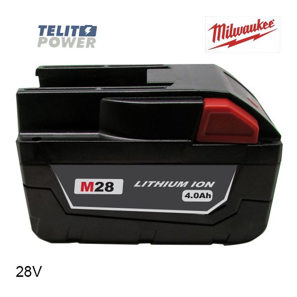 TELIT POWER Baterija za ručni alat MILWAUKEE M28 Li-Ion 28V 4000mAh - EP3283968