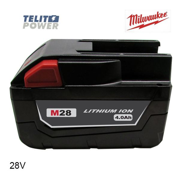 TELIT POWER Baterija za ručni alat MILWAUKEE M28 Li-Ion 28V 4000mAh - EP3283968