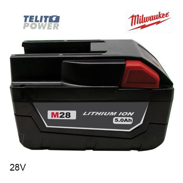 TELIT POWER Baterija za ručni alat MILWAUKEE M28 Li-Ion 28V 5000mAh - EP3283284