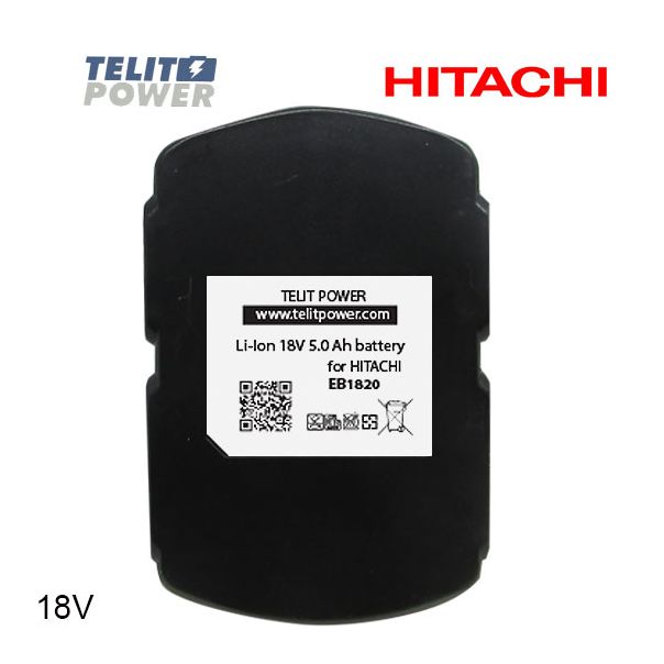 TELIT POWER 18V 5000mAh Li-Ion - Baterija za ručni alat HITACHI BCL1830 - EP3286251
