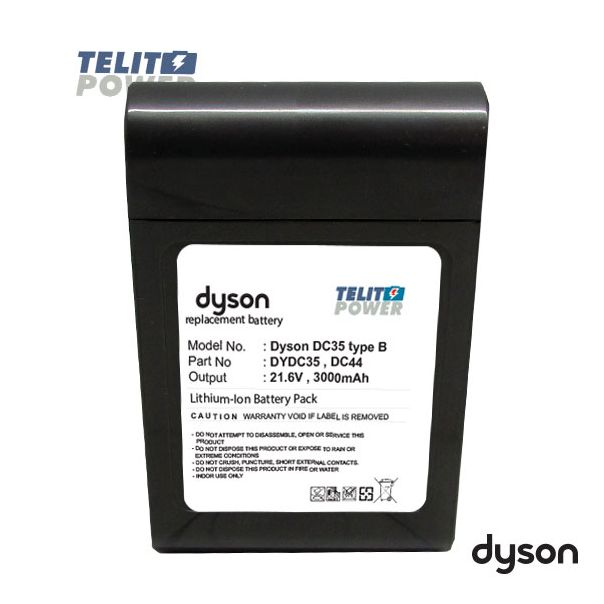 TELIT POWER DYSON DC35 TIP B baterija za usisivač Li-Ion 21.6V 3000mAh - EP3286242
