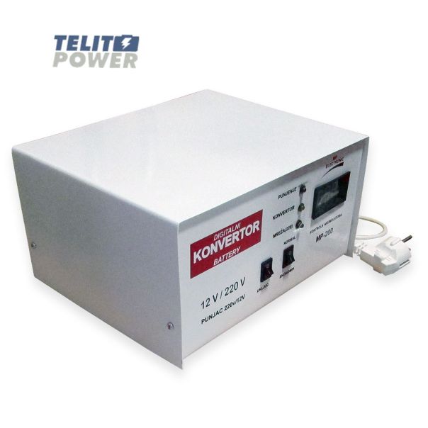 TELIT POWER Digitalni pretvarač-punjač-konvertor 12/220V MP-200 - 14Ah kapaciteta - EP3285722