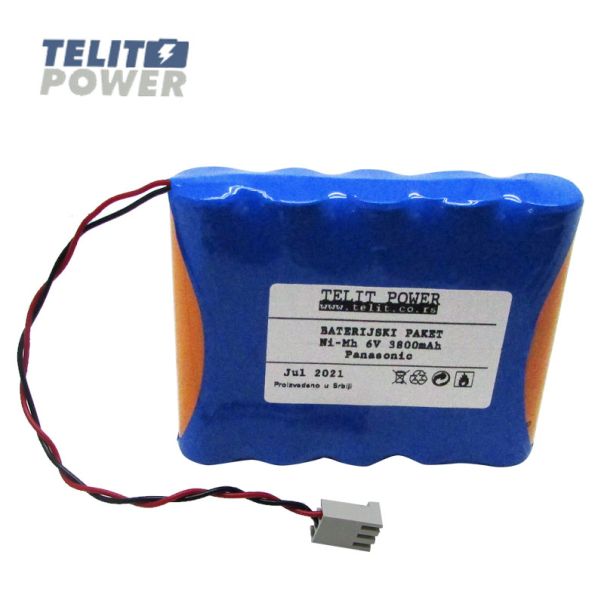 TELIT POWER Baterija za ULTRAZVUČNI MERAČ PROTOKA UFM610P NiMH 6V 3800mAh Panasonic - EP3282984