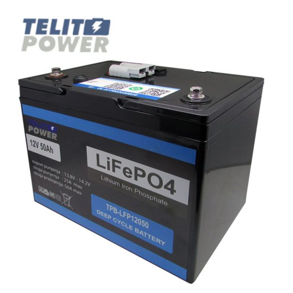 TELIT POWER Akumulator sa Bluetooth konekcijom 12 V 50 Ah TPB-LFP12050 LiFePO4 - EP3283881
