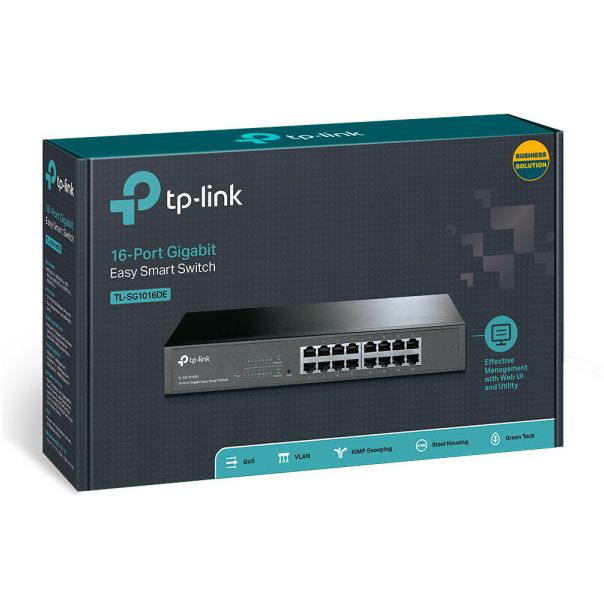 TP LINK TP-Link TL-SG1016DE switch Easy Smart 16x gigabit Ethernet - TPL018