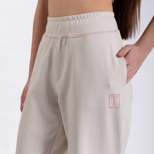 LA TERRA Donji deo trenerke lunga open hem pants W - TRA251F103-11