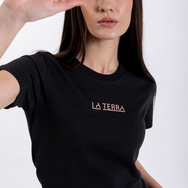 LA TERRA Majica kratak rukav luna W - TRA251F802-01