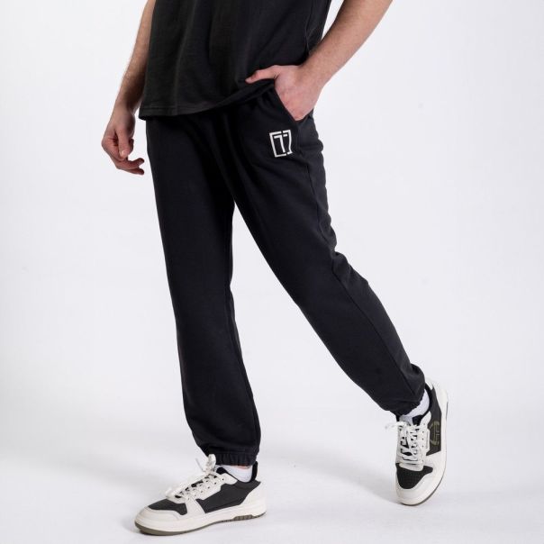 LA TERRA Donji deo trenerke nero cuffed pants M - TRA251M102-01