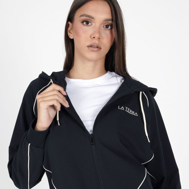 LA TERRA Trenerka nera W - TRA253F401-01