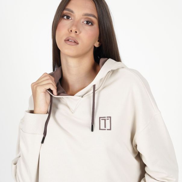 LA TERRA Duks sa kapuljačom unica W - TRA253F601-92