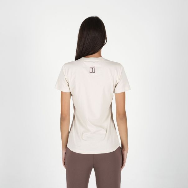 LA TERRA Majica kratak rukav naturale W - TRA253F801-92