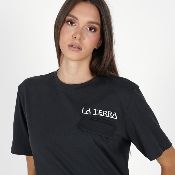 LA TERRA Majica kratak rukav urbana W - TRA253F802-01