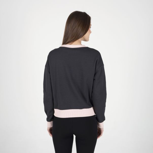 LA TERRA  Duks adela v neck sweatshirt W - TRA261F602-01