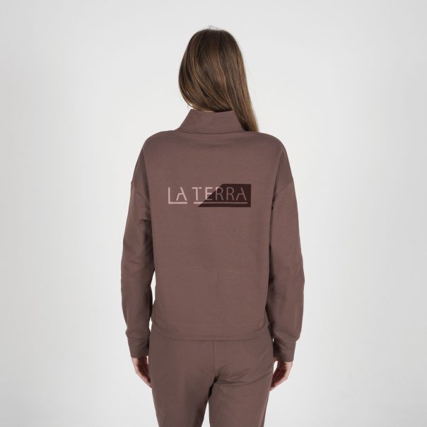LA TERRA Duks ximena half zip W - TRA263F602-79