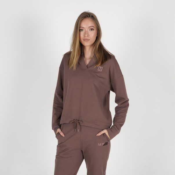 LA TERRA Duks ximena half zip W - TRA263F602-79