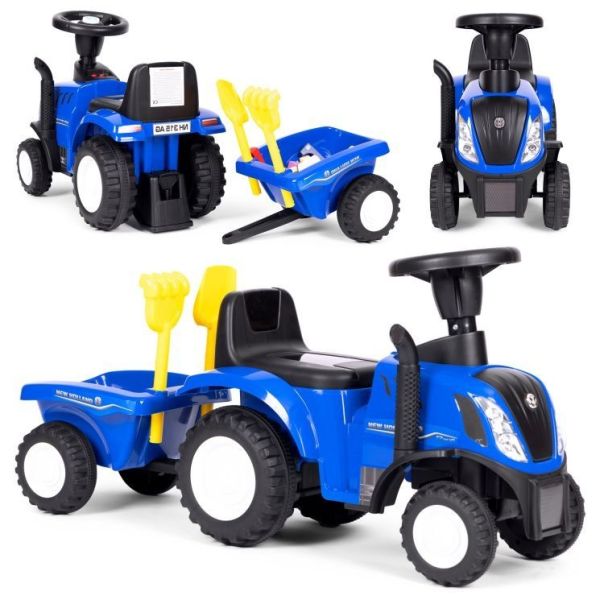 ECO TOYS Traktor sa prikolicom za decu, plava - 658T BLUE