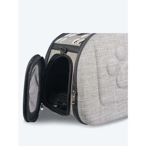 BOLZZ Transportna torba za kucne ljubimce lux dark gray - BOLPETBAGLCG-1