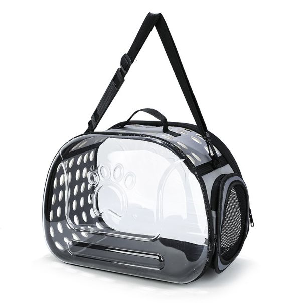 BOLZZ Transportna torba za kućne ljubimce lux providna - BOLPETBAGLUX