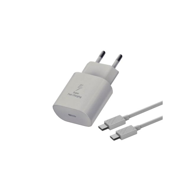 TRANYOO Kućni punjač T-SA2C 25WPD+KABL Type-C na Type-C 60W, bela - 1920001