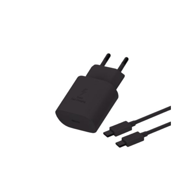 TRANYOO Kućni punjač T-SA2C 25WPD+KABL Type-C na Type-C 60W, crna - 1920014