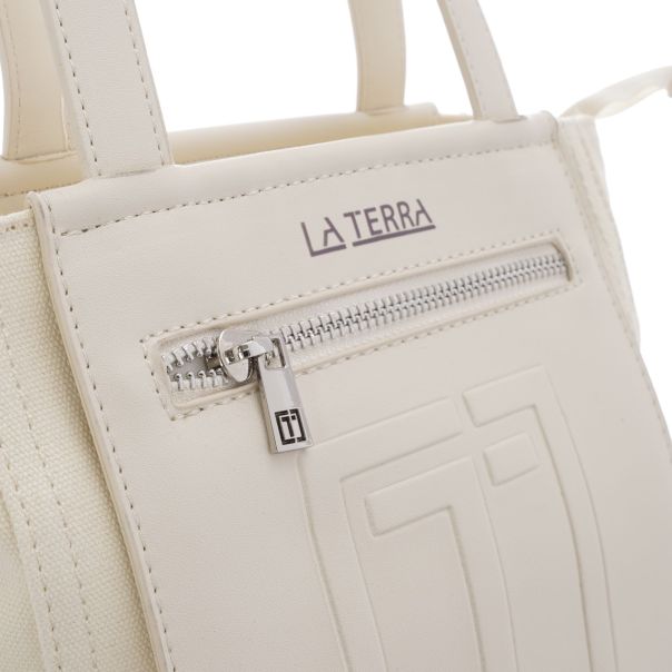 LA TERRA small canvas tote - TRE261F107-11