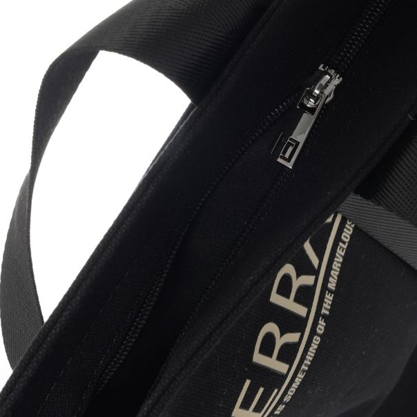 LA TERRA large canvas beach shopper - TRE261F109-01