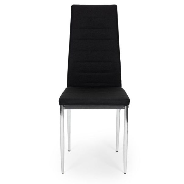 MODERNHOME Trepezarijske stolice set 4 kom tami eko koža black - DC855-C-4 BLACK