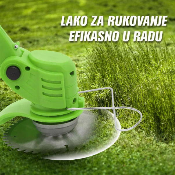 AKU trimer za travu sa dve baterije, punjačem i tri vrste sečiva - EP2891707