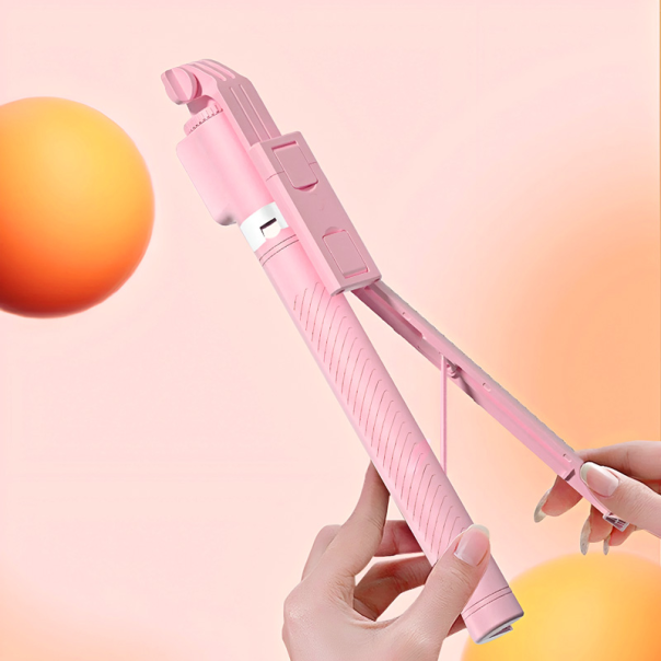 Tripod sa LED rasvetom A12 pink - 214942