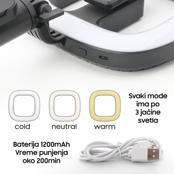 Tripod sa Led rasvetom P40D-1 945mm - 94650