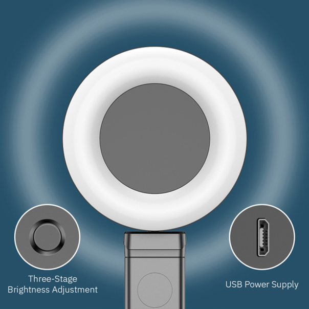 Tripod sa LED rasvetom R12 pink - 92207