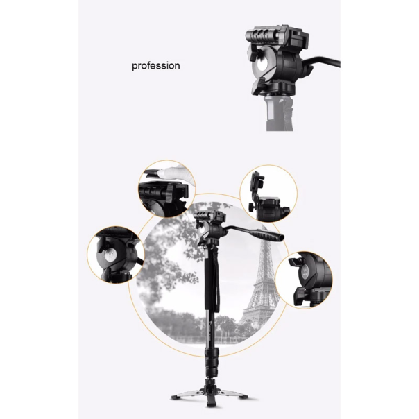 Monopod Weifeng WF-3958M profesionalni crni - 605972