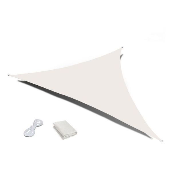MULTIGARDEN Trostrano suncobran jedro 3×3×3 m, vodootporno, bež - - EP3003415