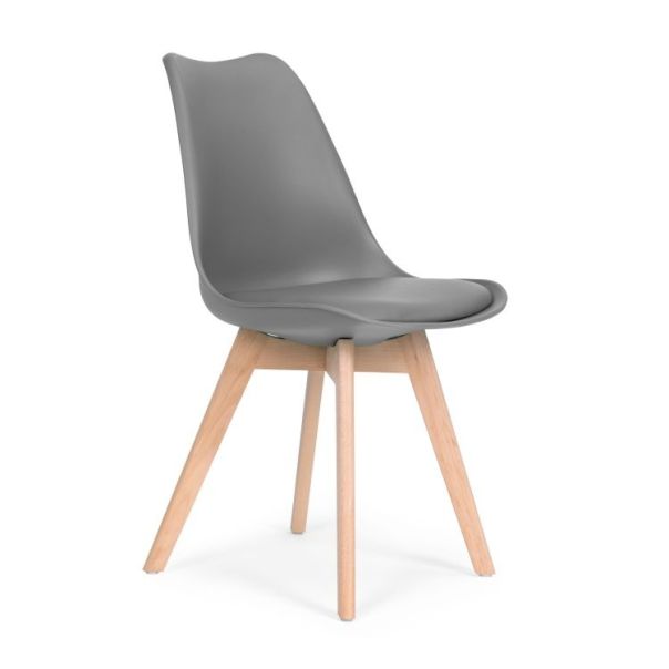 MODERNHOME Trpezarijske stolice set 4 kom filipo dark grey - PC-003 DG