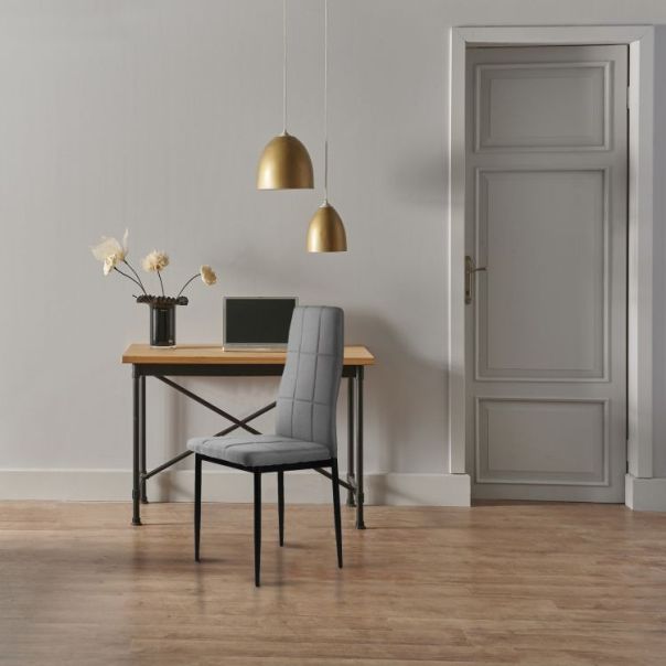 MODERNHOME Trpezarijske stolice set 4 kom tami light gray - DC860-4 LG