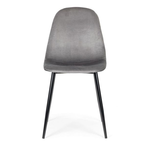 MODERNHOME Trpezarijske stolice set 4 kom velvet siva - J933 GRAY-1