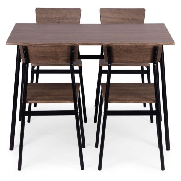 MODERNHOME Trpezarijski set sto + 4 stolice malmo - EP2828259