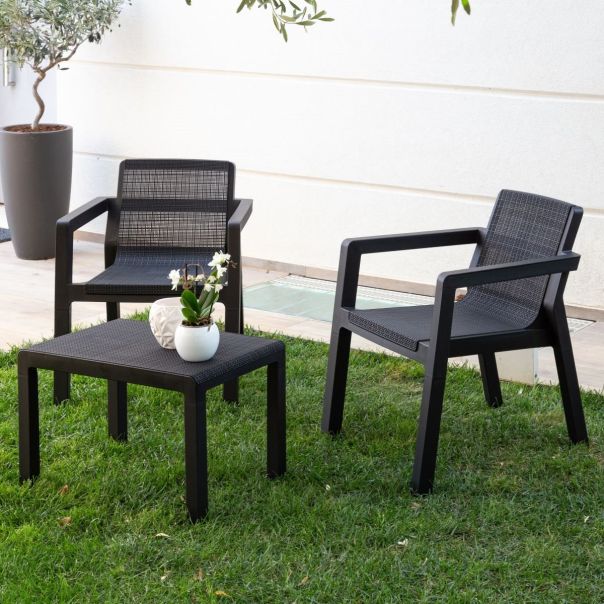 TOOMAX Baštenski set Rivera terrace, antracit - TRTG