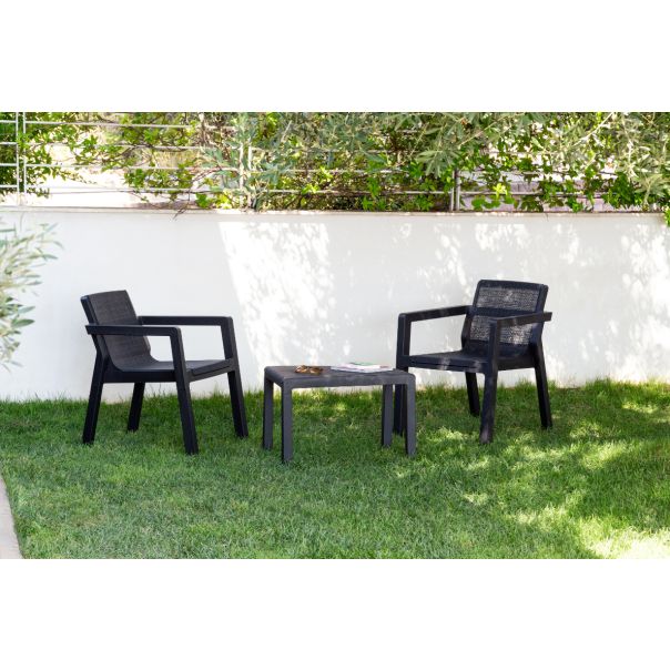 TOOMAX Baštenski set Rivera terrace, antracit - TRTG