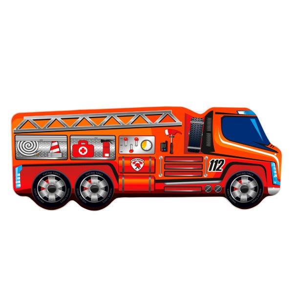 Dečiji Krevet 140X70Cm Truck Fire Truck - 7526