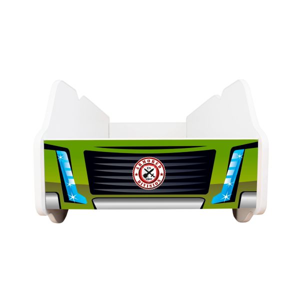 Dečiji Krevet za Dečake 140X70Cm Truck Army - 7525