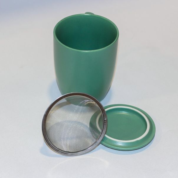 TEXELL Šolja za čaj sa infuzerom i poklopcem - TTMI-330