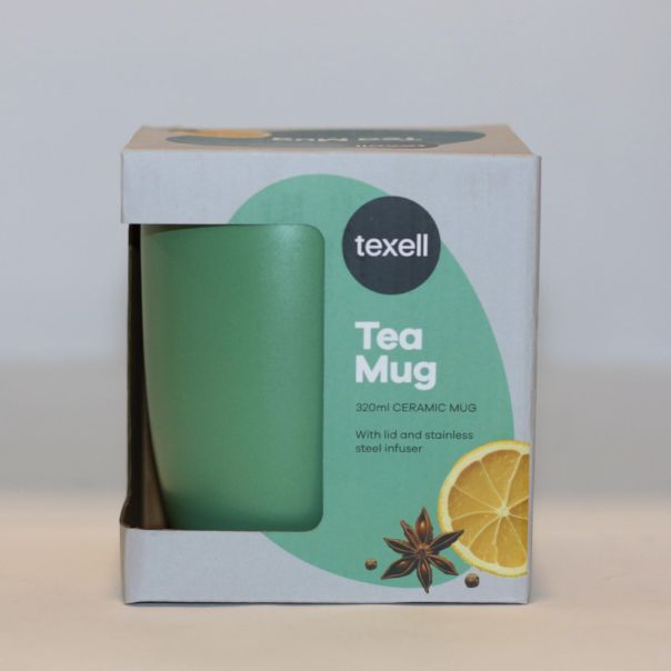 TEXELL Šolja za čaj sa infuzerom i poklopcem - TTMI-330