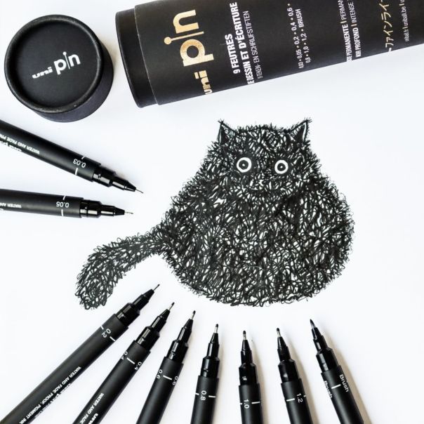 Uni marker PIN set TUBE 9/1 - 70329