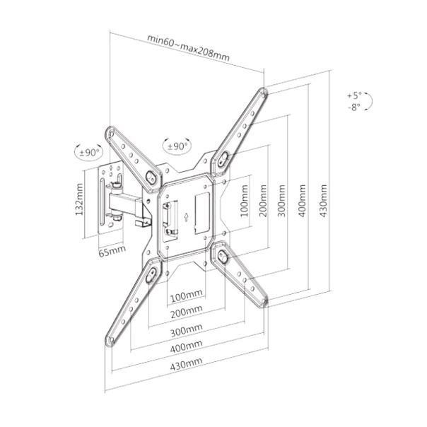 S-BOX Nosač za televizor 23