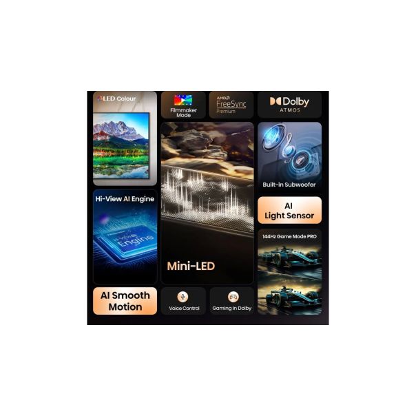HISENSE Televizor 75E8Q, Ultra HD, Smart - EP2979927