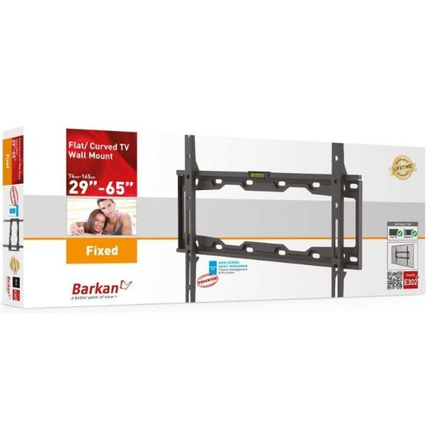 BARKAN Zidni nosač E302+.B do 65