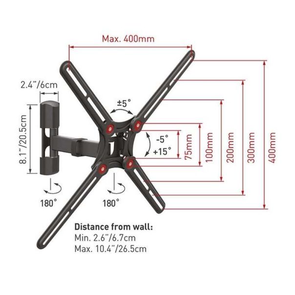 BARKAN Nosač za TV od 13