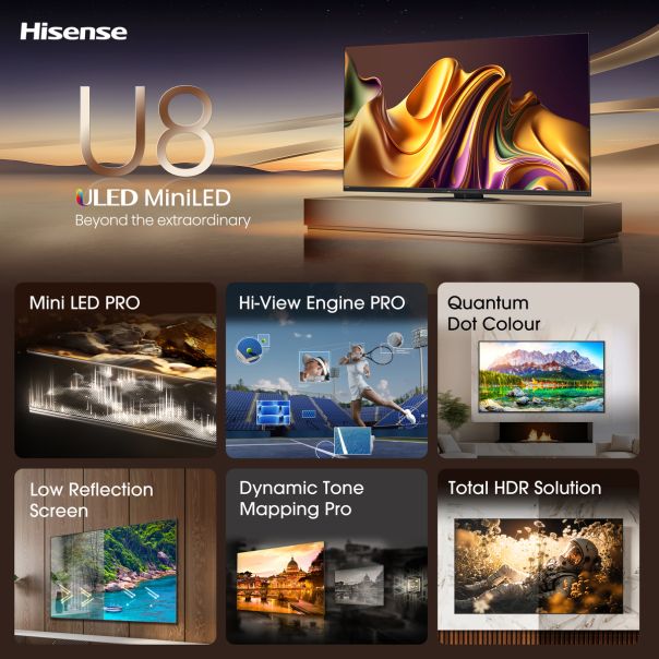 HISENSE Televizor 75U8NQ, Ultra HD, Smart - TVZ02728